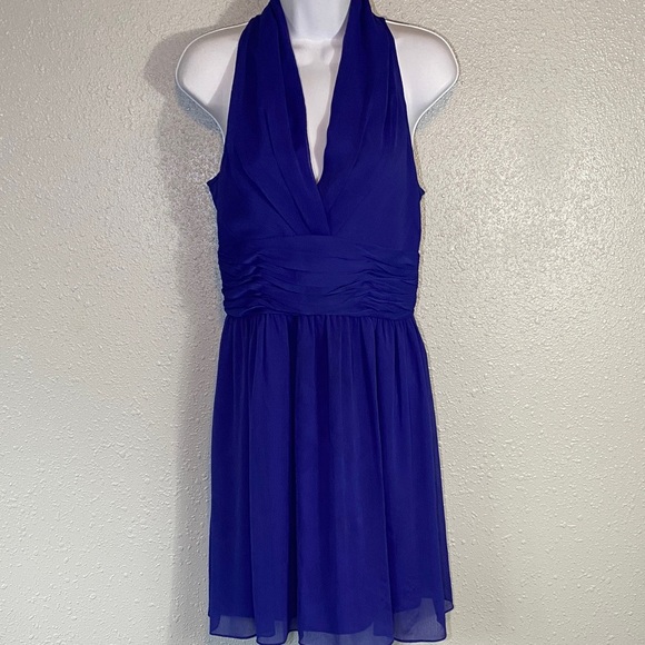 Marc New York Formal Royal Blue Halter Dress - Picture 4 of 8